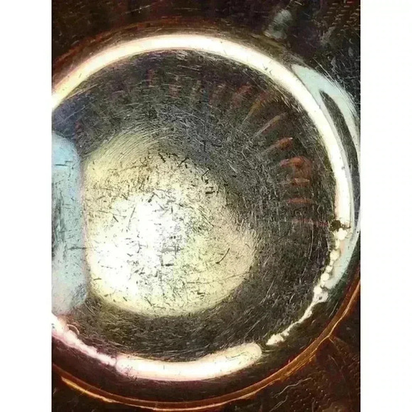 Vintage Jeannette Iris & Herringbone Marigold Centerpiece Bowl Carnival Glass - Picture 7 of 8